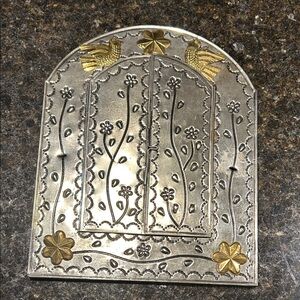 Made in Mexico metal mirror wall decor